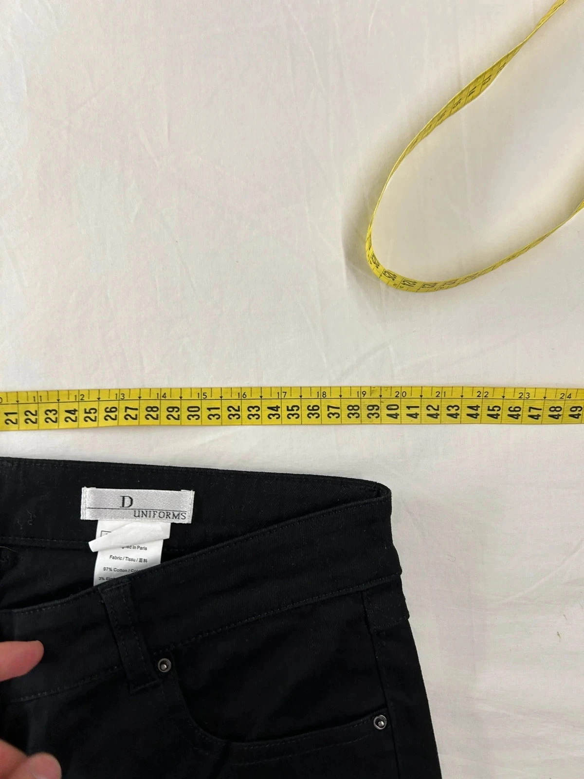 Vintage zwarte d uniforms jeans – photo 7